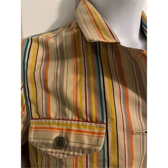 Vintage Evan Picone Striped Jacket. Size 12. - Picture 4 of 6
